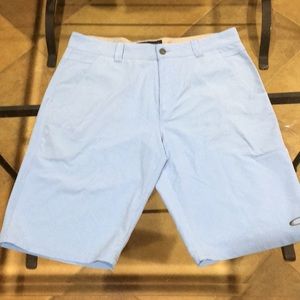Oakley light blue shorts 34.